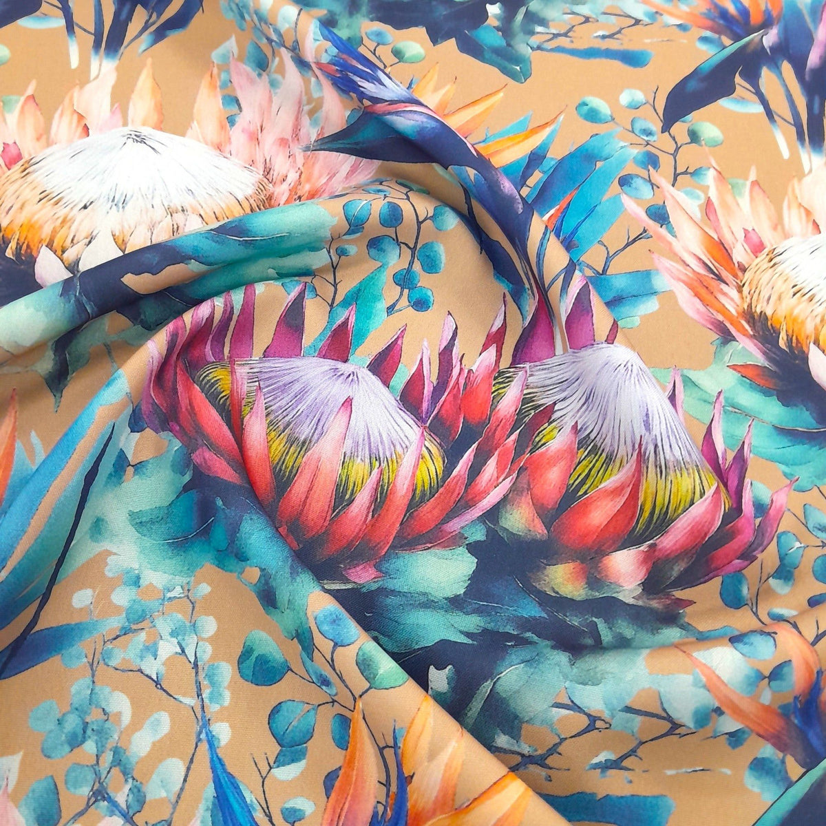 Printed Mini Matt Protea D6 140 cm.