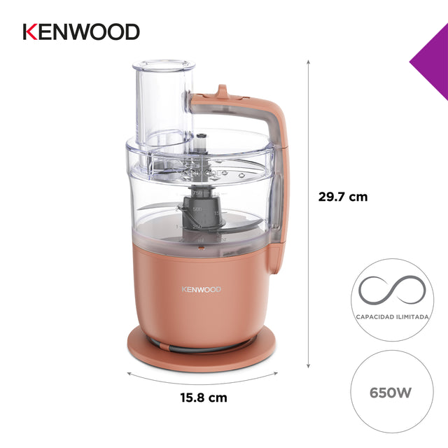 Kenwood Food Processor MultiPro Go Compact with Express Serve FDP22.130RD