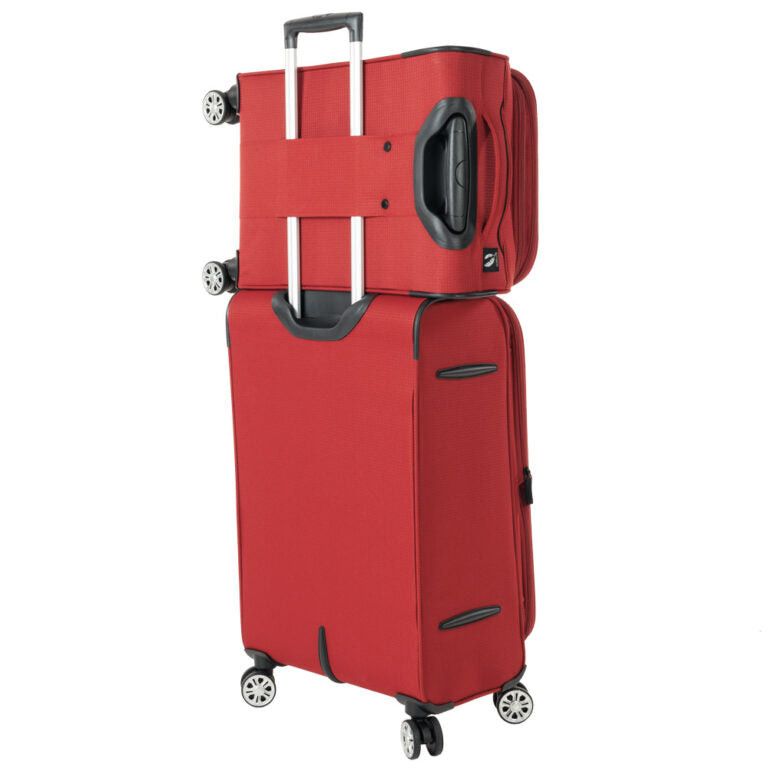 Paklite Featherweight 54cm Cabin Trolley Case Red FEA9232