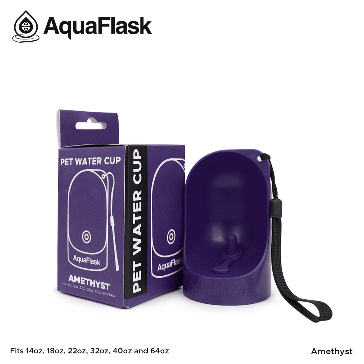 Aquaflask Pet Water Cup Amethyst AF-B205