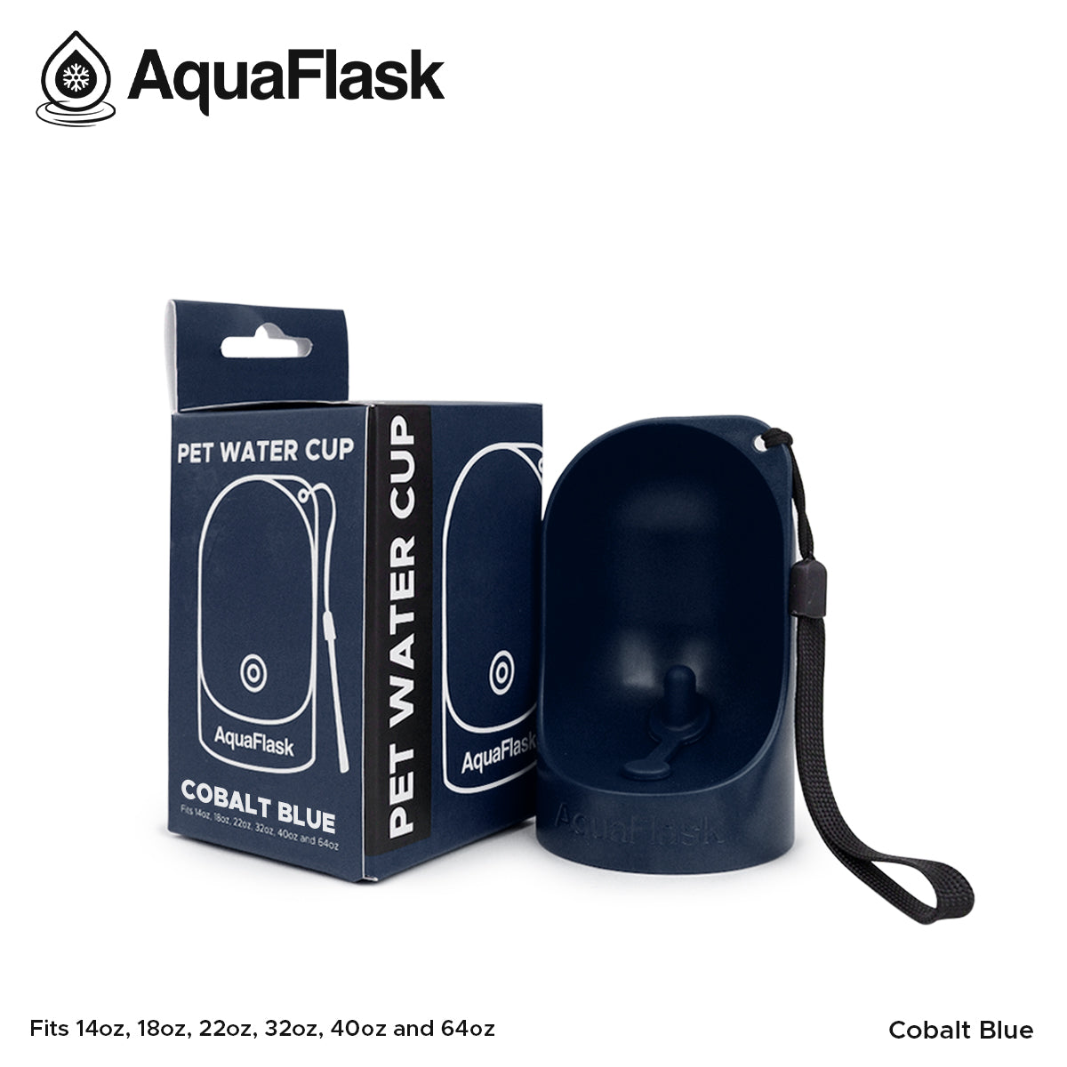 Aquaflask Pet Water Cup Cobalt Blue AF-B209