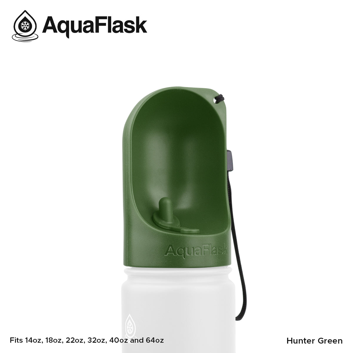 Aquaflask Pet Water Cup Hunter Green AF-B212