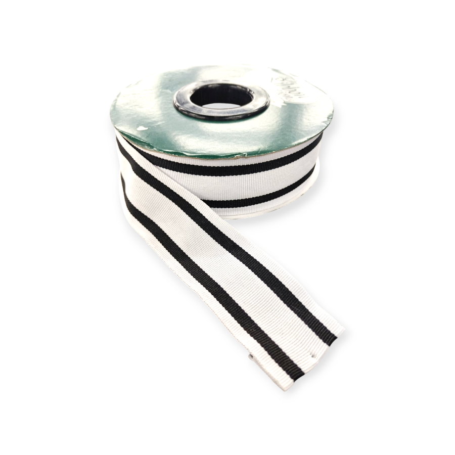 Petersham Stripe Black & White 35mm (8005082644569)