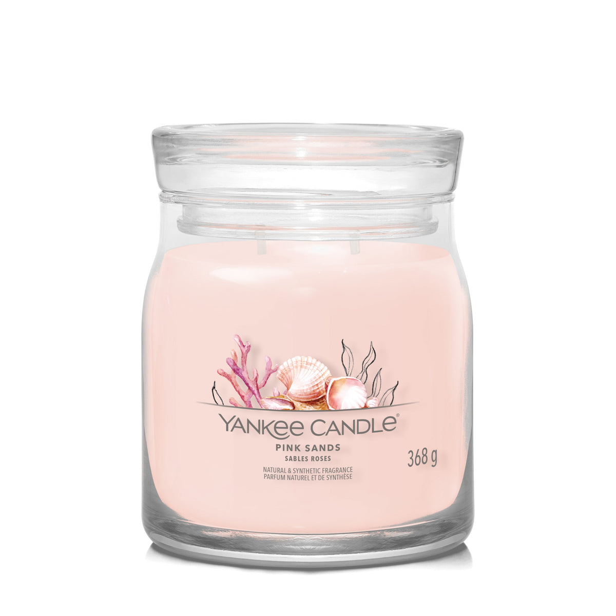Yankee Candle Signature Medium Jar Pink Sands 368g