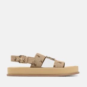 Polo Jacquard Moulded Trim Stone Sandals (7986474713177)