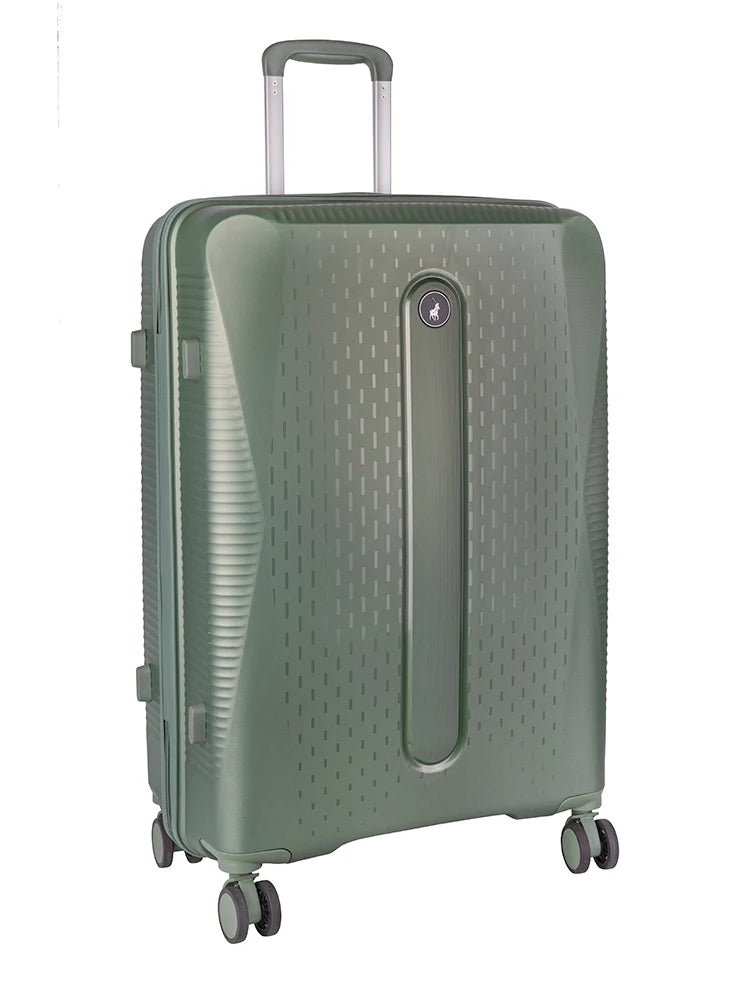 Polo Stellar 4 Wheel Trolley Case-Metallic Green