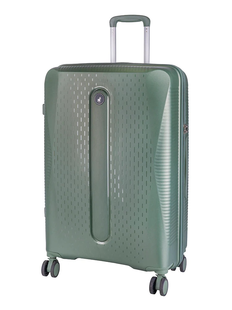 Polo Stellar 4 Wheel Trolley Case-Metallic Green