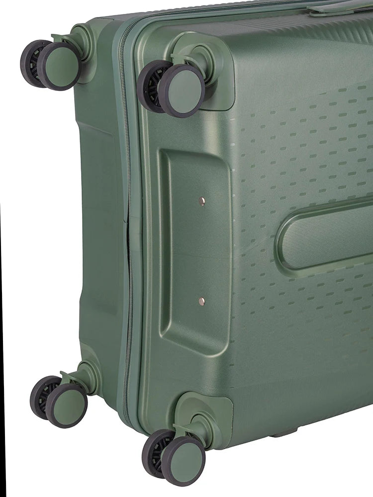 Polo Stellar 4 Wheel Trolley Case-Metallic Green