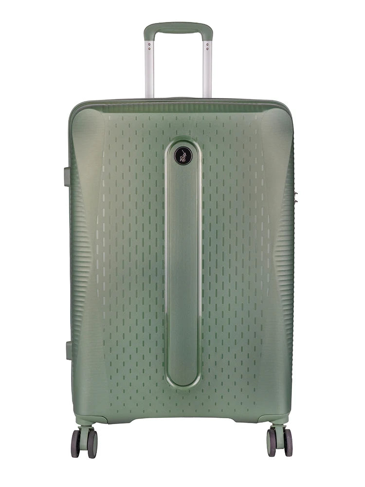 Polo Stellar 4 Wheel Trolley Case-Metallic Green