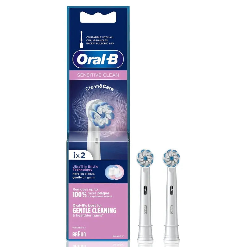Oral-B iO Refill Replacement Brush Head 2 Pack Sensitive