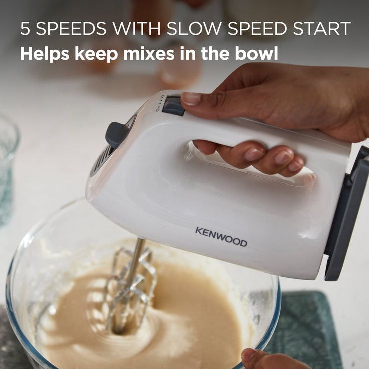 Kenwood QuickMix Lite Hand Mixer White HMP10.000WH