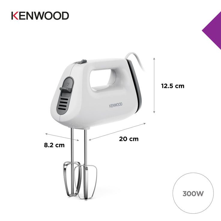 Kenwood QuickMix Lite Hand Mixer White HMP10.000WH