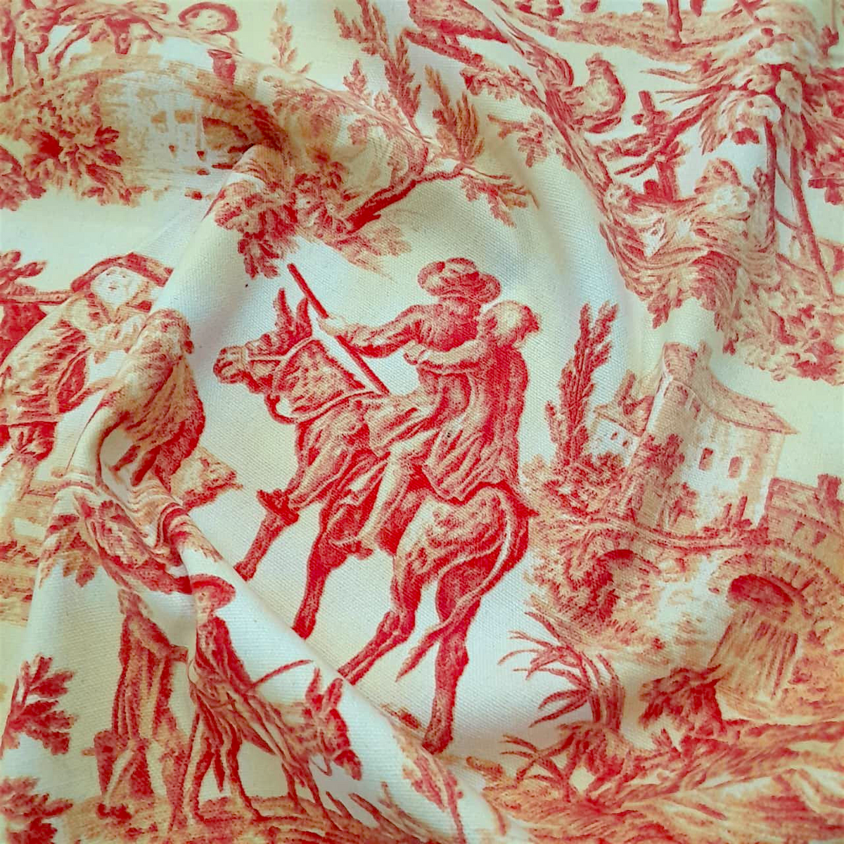 Fabric Printed Cotton Farm Life 160 cm.