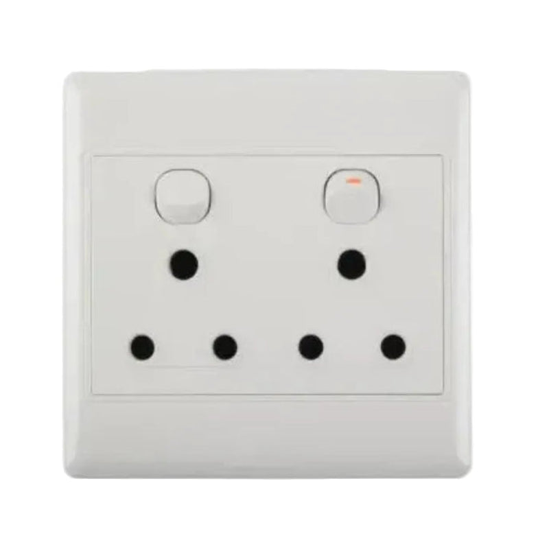 Double Wall Plug 4X4 in White