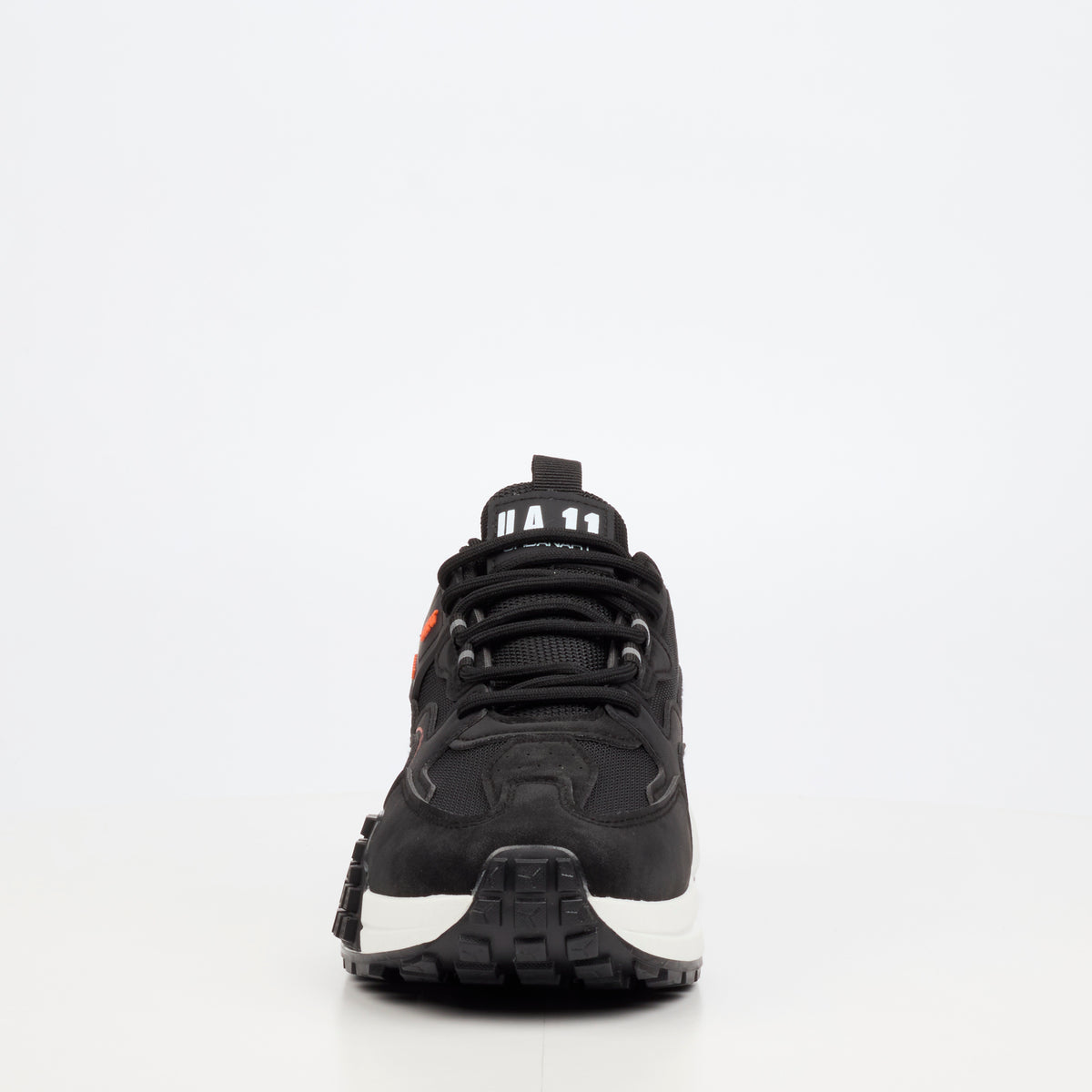 Urbanart Mens Canvas Redo 5 Faux Nubuck Sneaker-Black RED05NBCBLKM