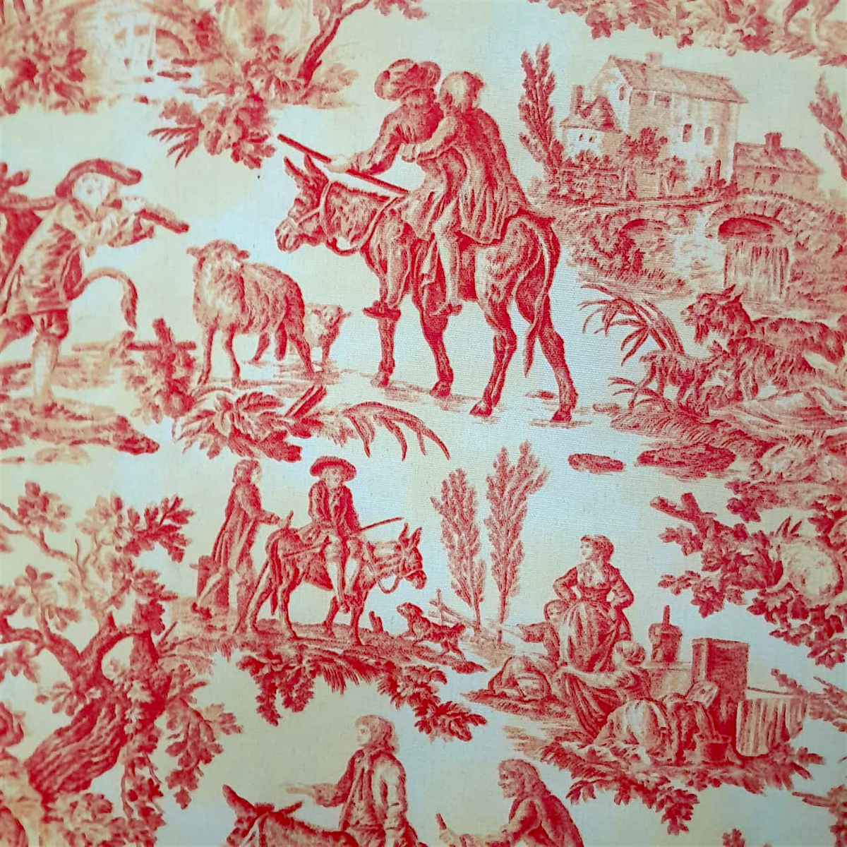 Fabric Printed Cotton Farm Life 160 cm.