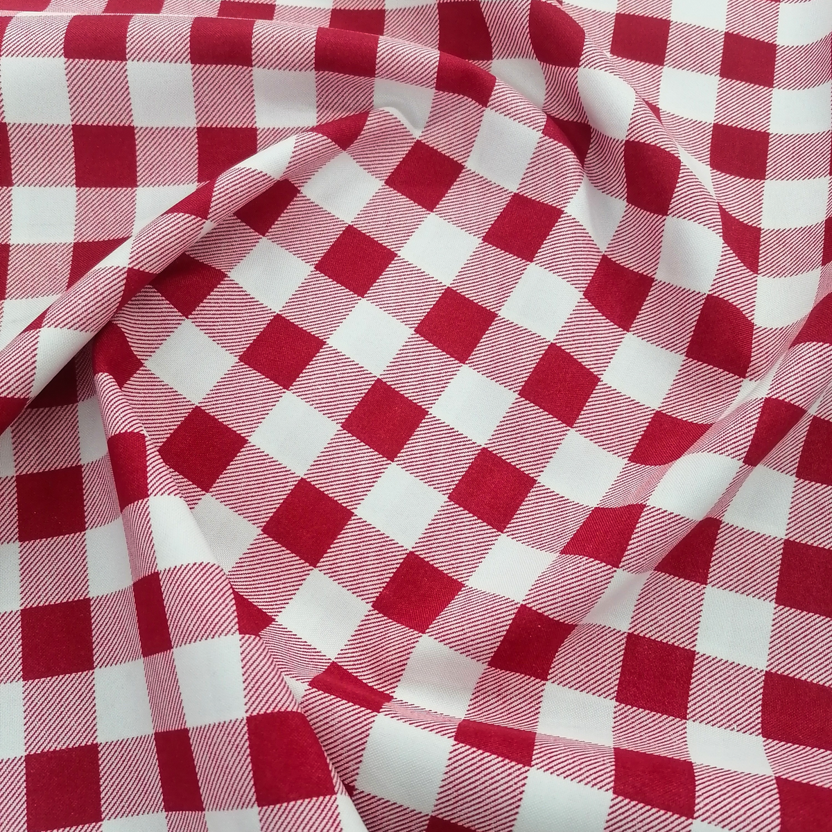 Fabric Printed Mini Matt Check 240 cm.