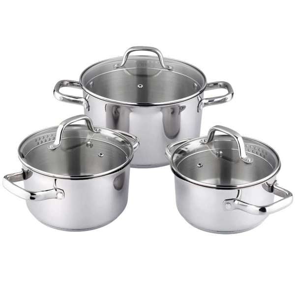 Russell Hobbs Julienne 6 Piece Pots Casserole Set RHCS06