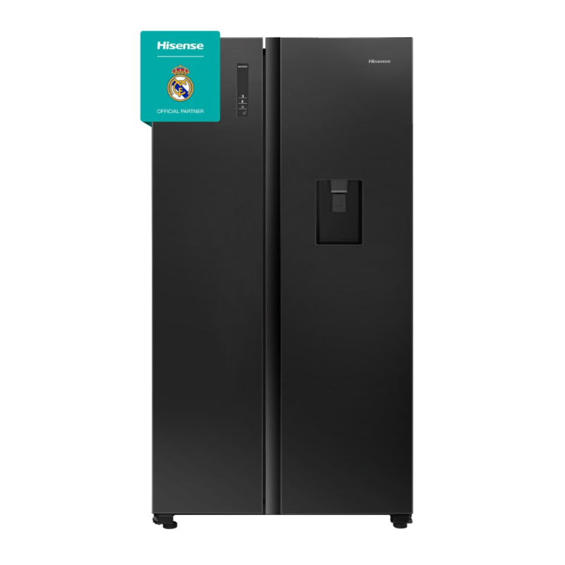 Hisense 514L Black Side By Side Fridge with Water Dispenser H670SMIB-WD