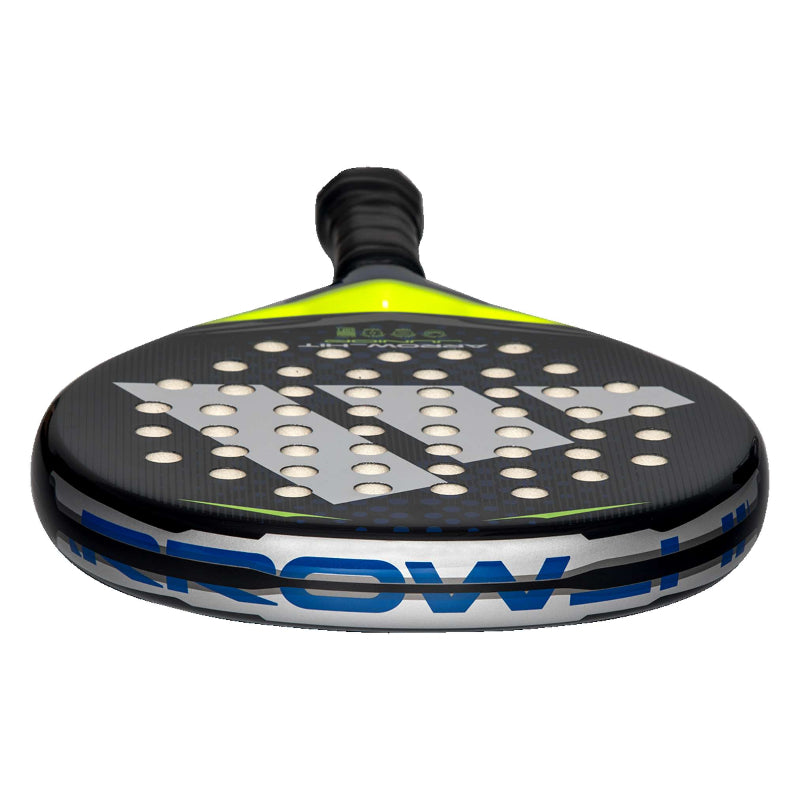 adidas Arrow Hit Junior White/Blue 2026 is a lightweight padel racket.