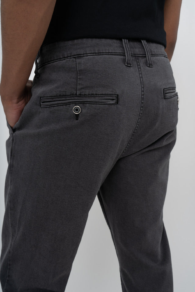 Polo Men's Quarter Slant Jeans Charcoal