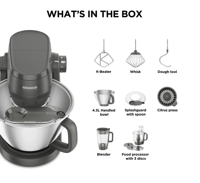 Kenwood Multi Tasker Stand Mixer KHC30.050GY.