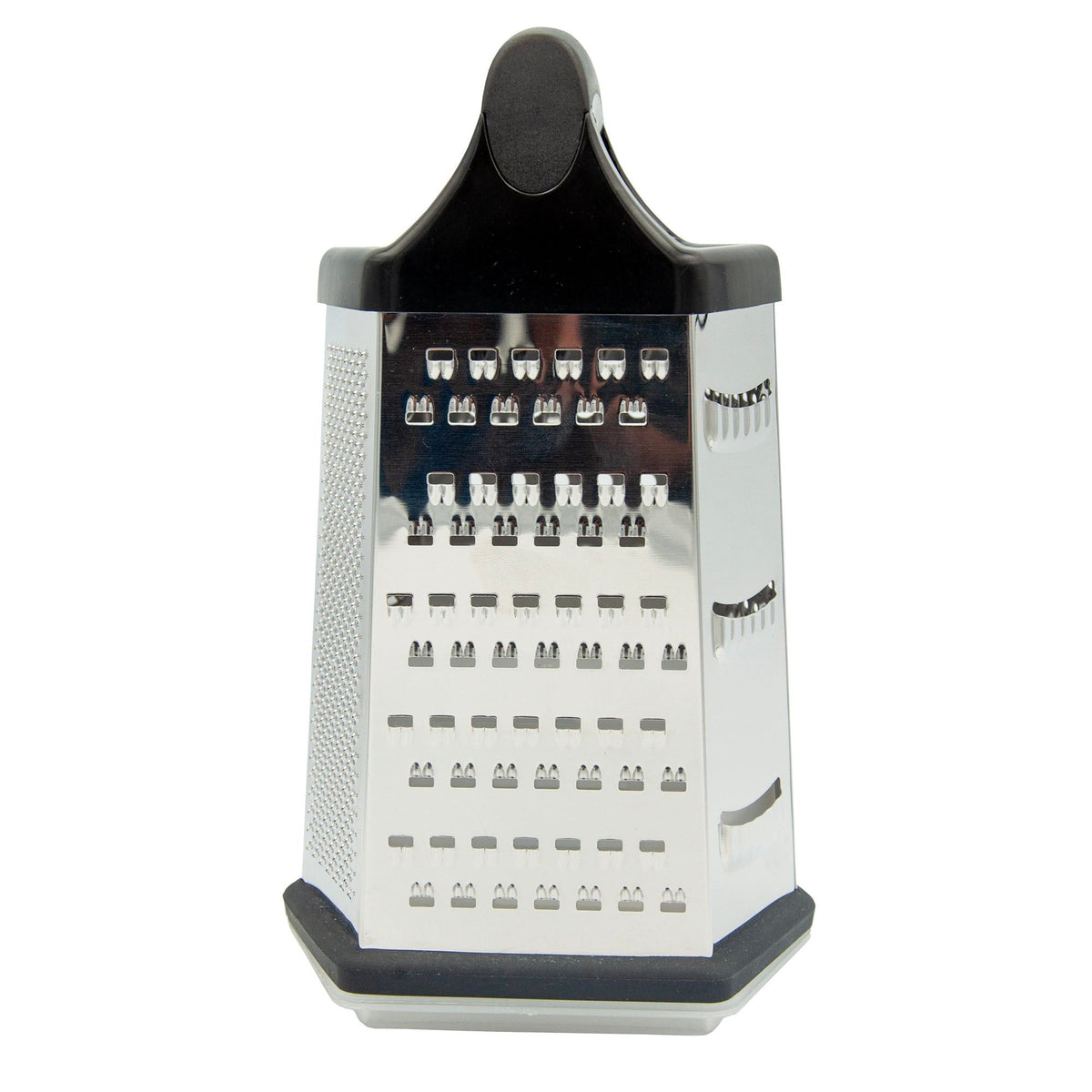 Salton Stainless Steel 6 Sided Grater With Storage SALG06.