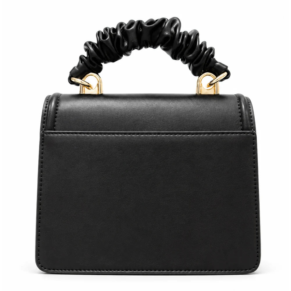 Sissy Boy Pompom Bag Scrunched-Black BG962