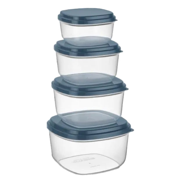 Sunplast Airtight Food Storage Plastic Container Set 4-Piece SC-4235