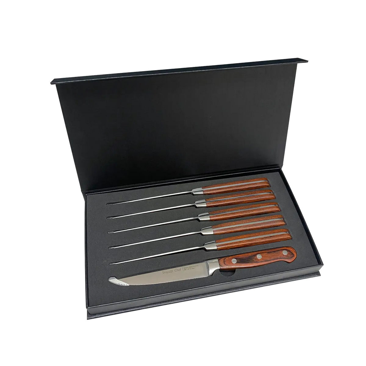 Snappy Chef 6 Piece Steak Knife Set SCKS006