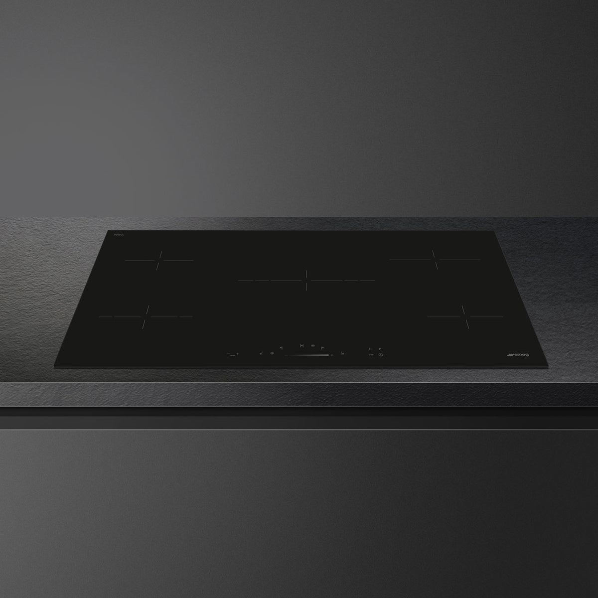 Smeg 90cm Black Ceramic Electric Hob SE495ETD