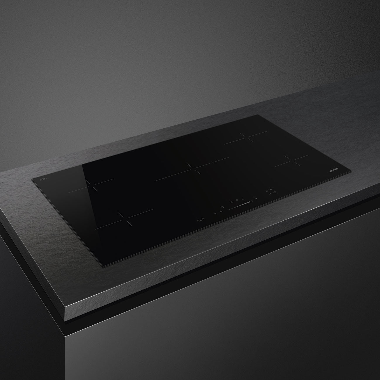 Smeg 90cm Black Ceramic Electric Hob SE495ETD