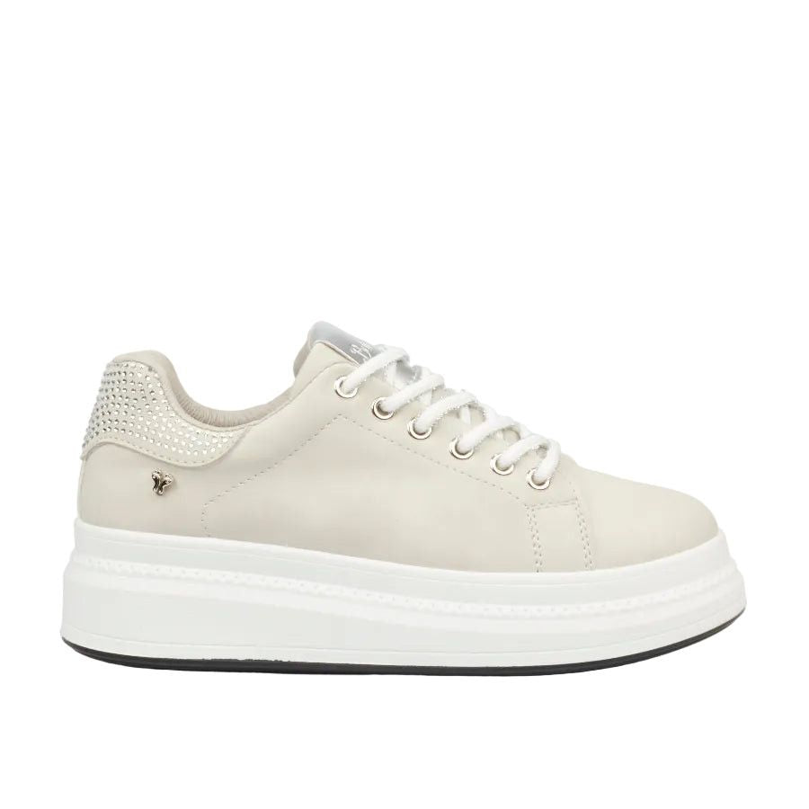 Butterfly Ladies Sneakers Senhora 23 In Grey.