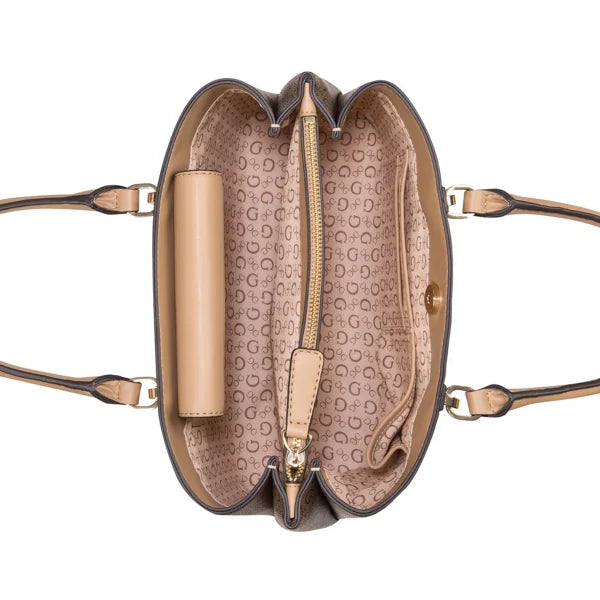Guess Morrigan Satchel Cocoa SG959306
