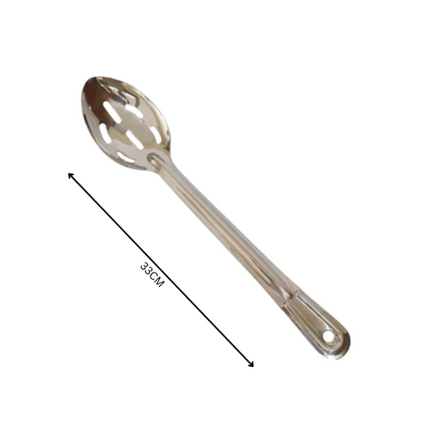 Stainless Steel American Slotted Spoon 13 Inch SGN2163