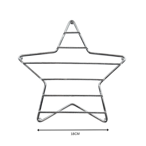 Chrome Star Trivet Pot Holder SGN440