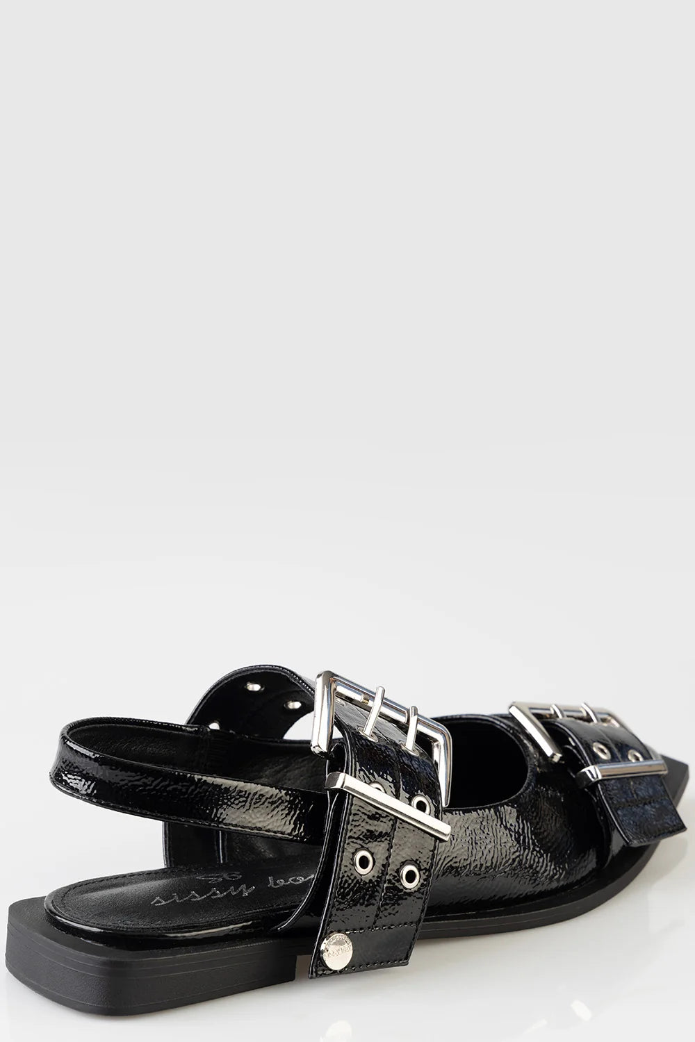 Sissy Boy Ladies Becky Ballet Flats-Black SH1280