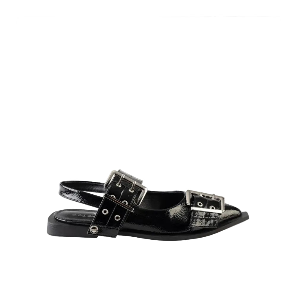 Sissy Boy Ladies Becky Ballet Flats-Black SH1280