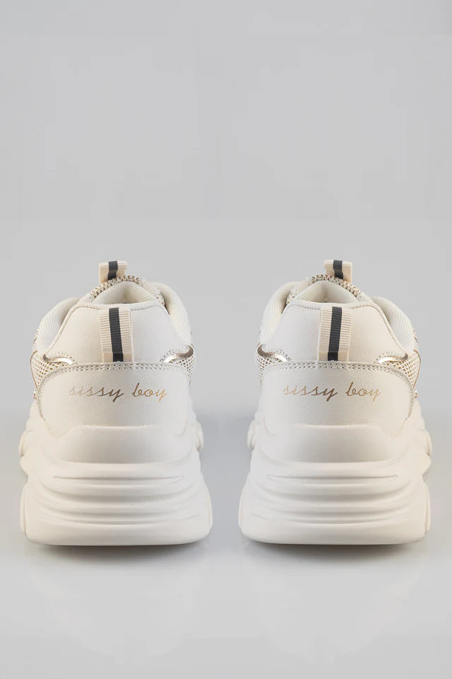 Sissy Boy Women's Chunky Gold Sneaker (8025702203481)