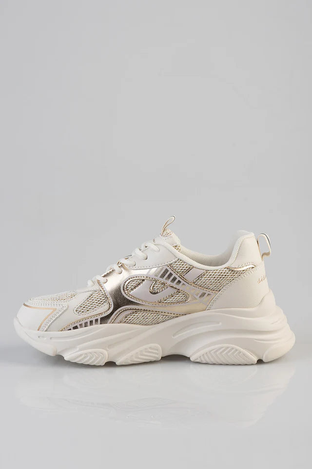 Sissy Boy Women's Chunky Gold Sneaker (8025702203481)