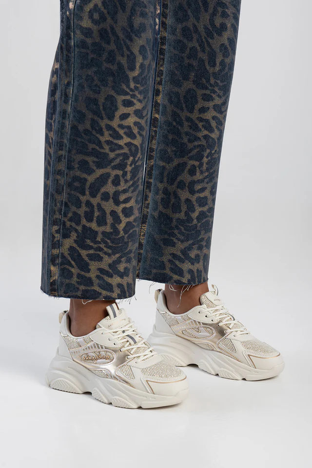 Sissy Boy Women's Chunky Gold Sneaker (8025702203481)