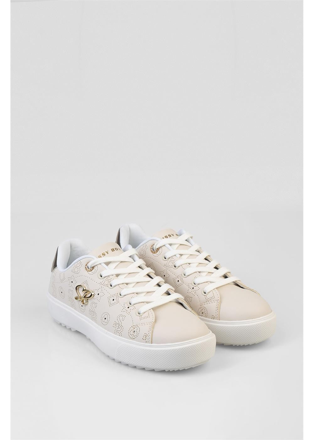Sissy Boy Ladies Penny Sneaker-Stone SH1380