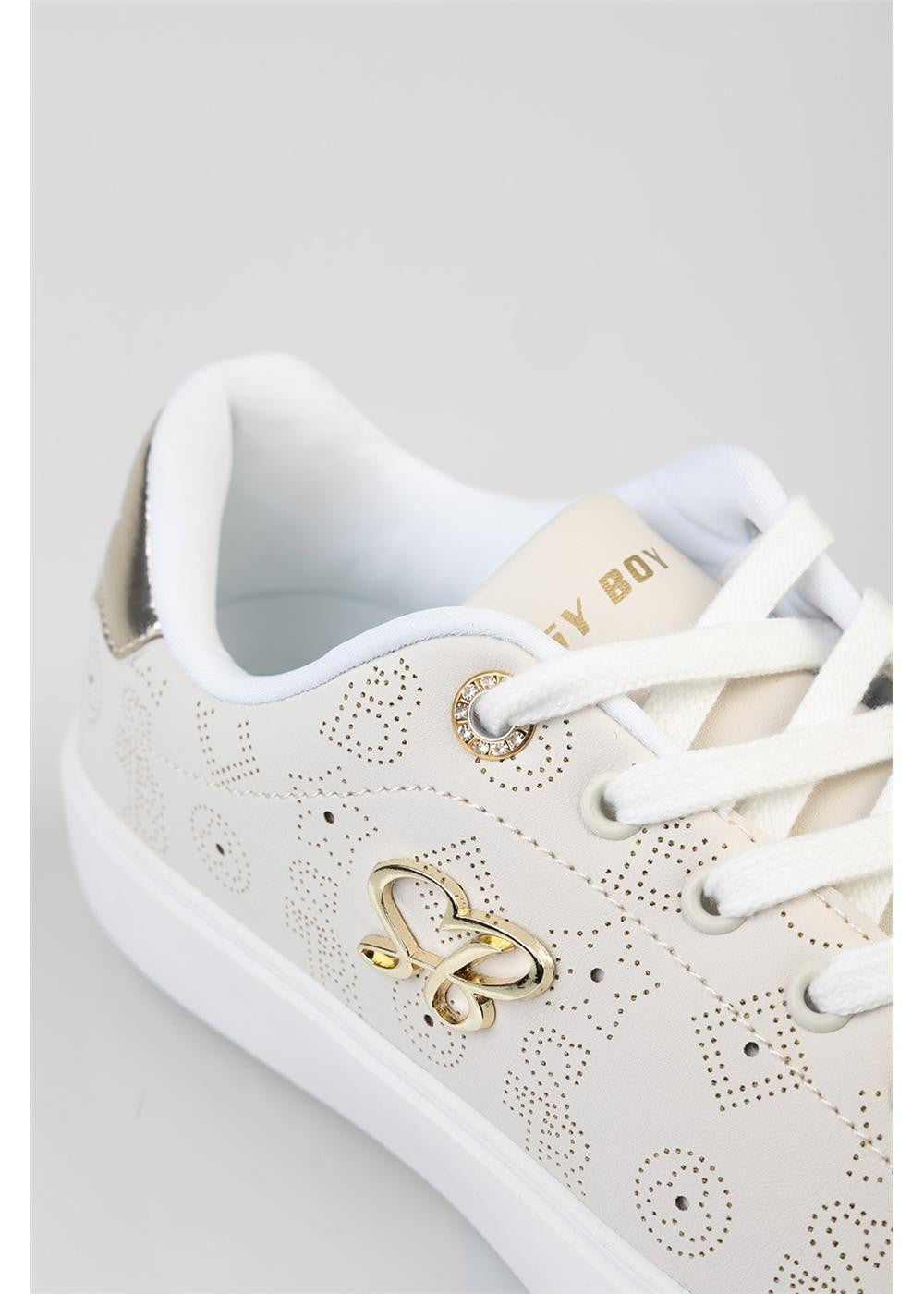 Sissy Boy Ladies Penny Sneaker-Stone SH1380