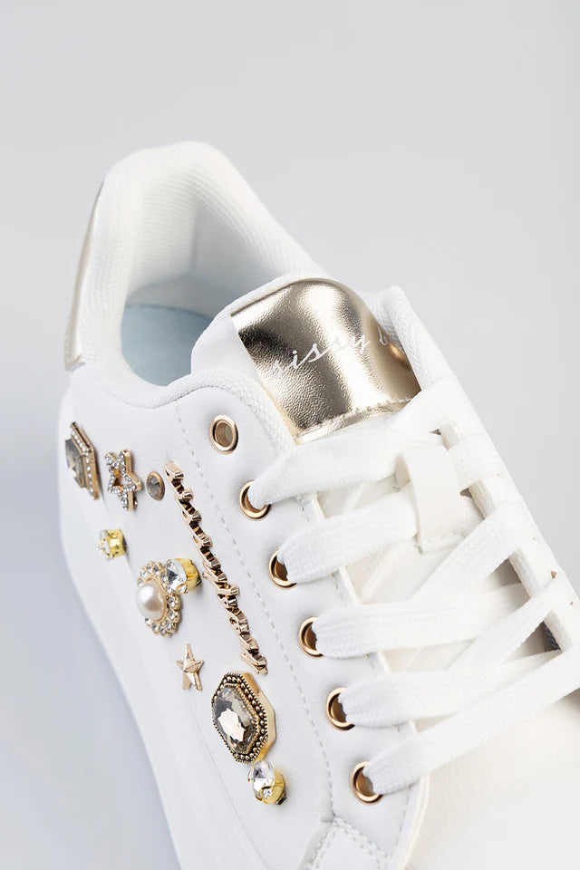 Sissy Boy Gemy  Platform Sneaker White (8011065196633)