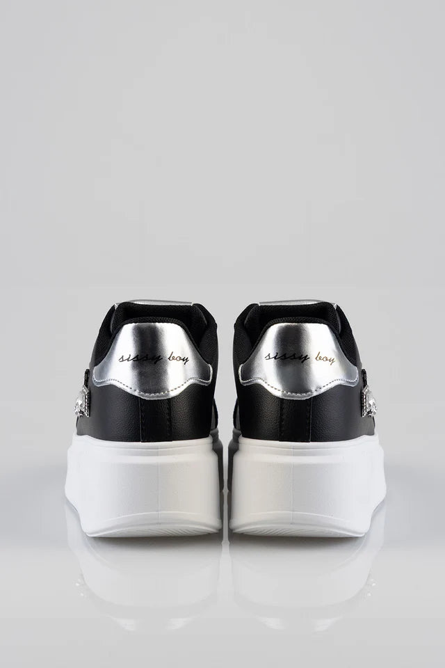Sissy Boy Gemy  Platform Sneaker-Black SH1414