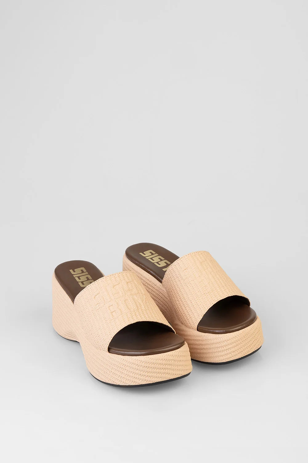 Sissy Boy Ladies Cali Platform Sandals-Tan SH1427