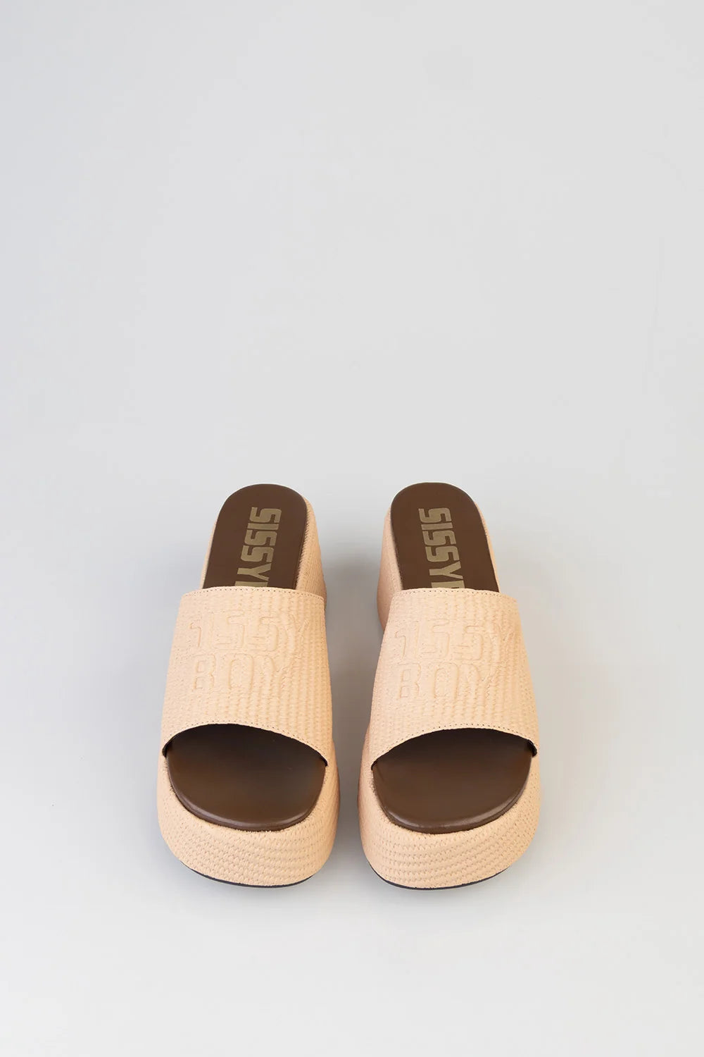 Sissy Boy Ladies Cali Platform Sandals-Tan SH1427