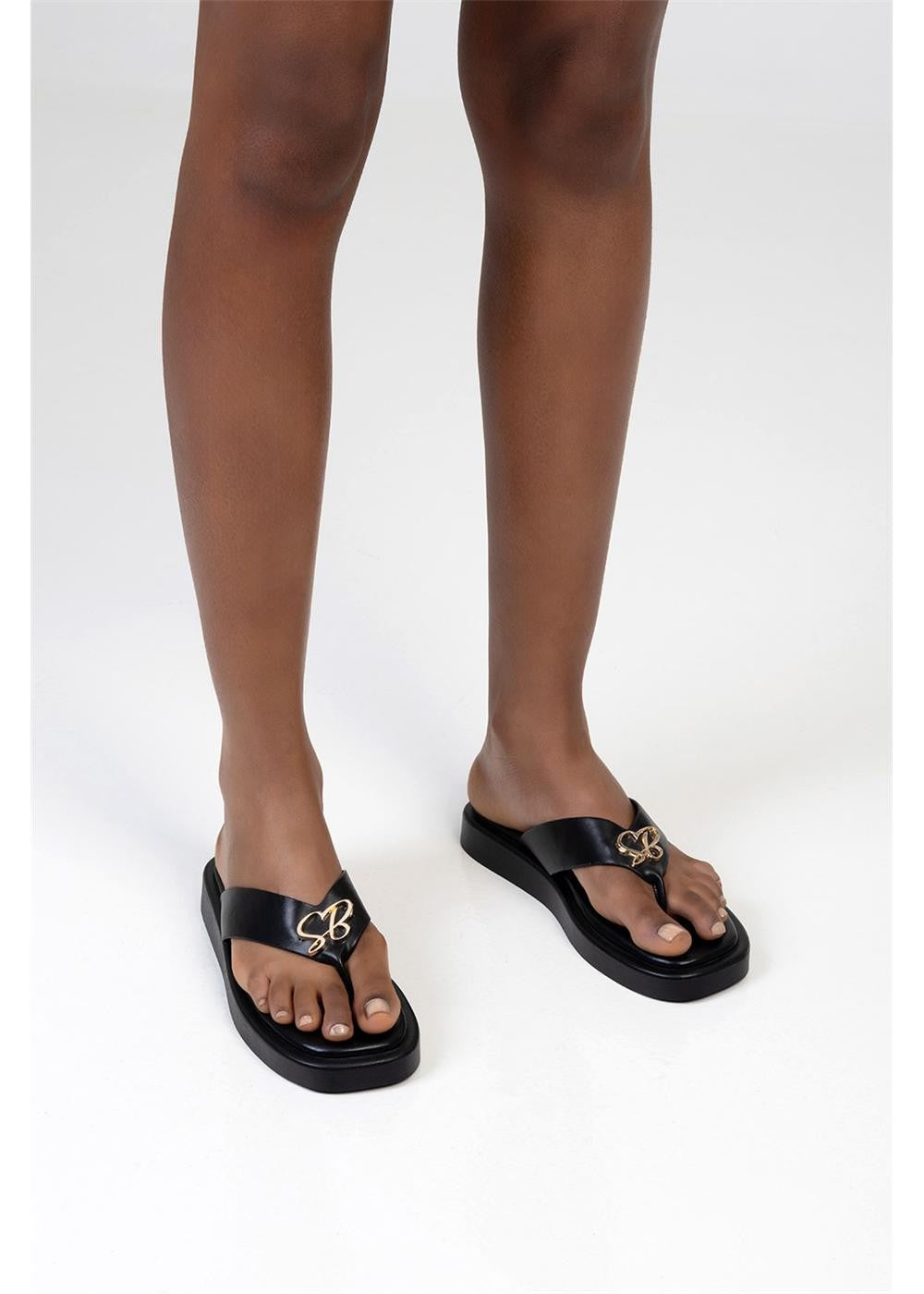 Sissyboy Ladies Sandals -Black SH1528.