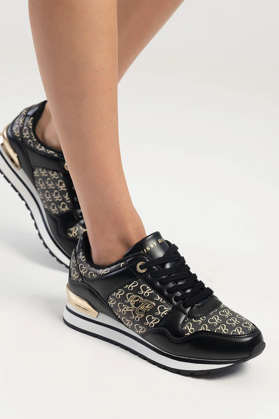 Sissy Boy Ladies Nina Sneaker-Black SH999