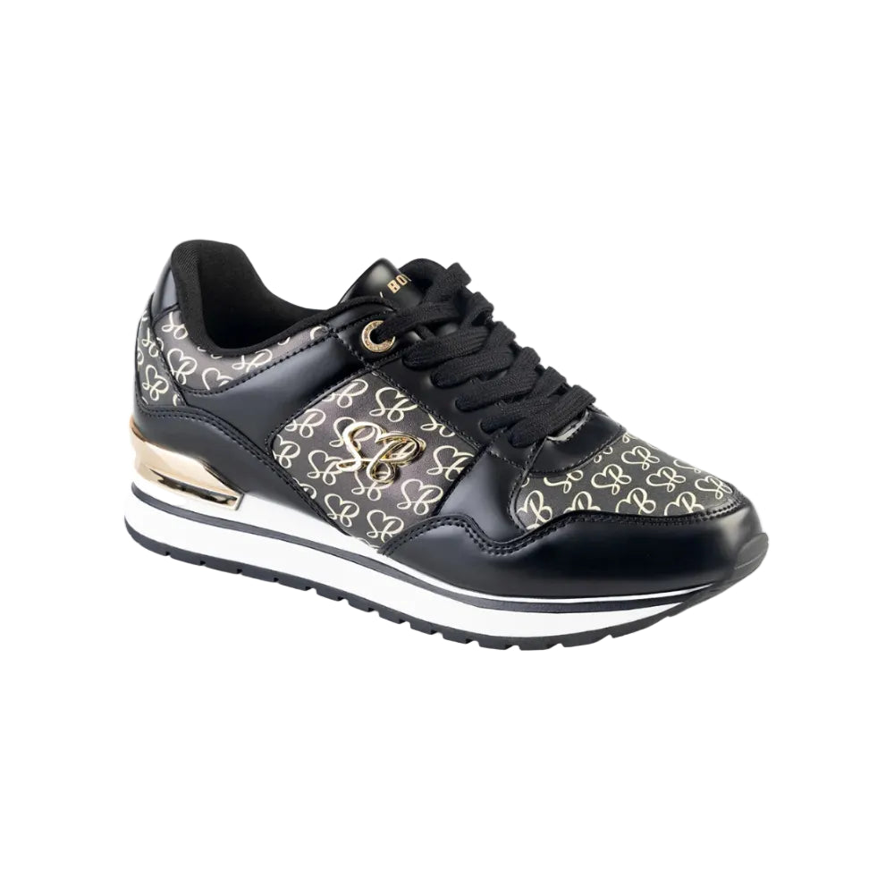 Sissy Boy Ladies Nina Sneaker-Black SH999